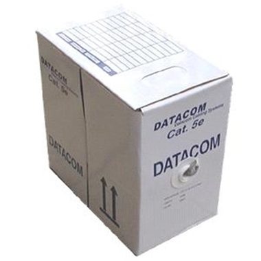 DATACOM FTP Cat5e PVC kabel 100m (drát), šedý 1365