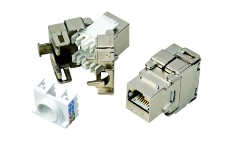 DATACOM Keystone RJ45 STP CAT6 samořezný SILVER 4044
