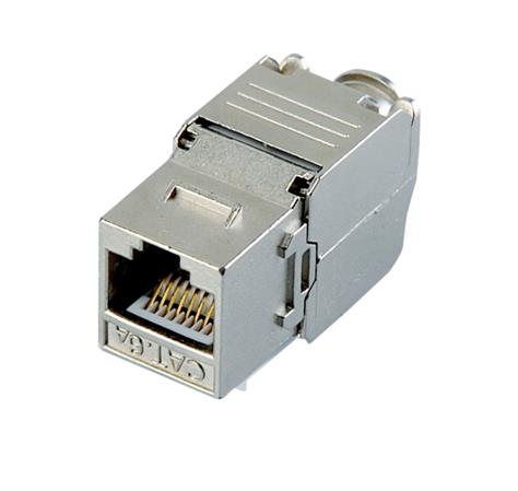 DATACOM Keystone RJ45 STP CAT6A samořezný SILVER 4045