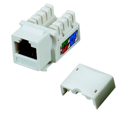 DATACOM Keystone RJ45 UTP CAT5E (DUAL) MINI bílý