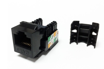 DATACOM Keystone RJ45 UTP CAT6 (DUAL) MINI černý