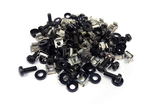 DATACOM Montážní sada M6 (50ks / bal.) - 16mm BLACK 7771