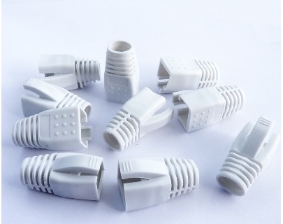 DATACOM Návlek pro plug RJ45 (CAT6A,CAT7) bílý (10ks)