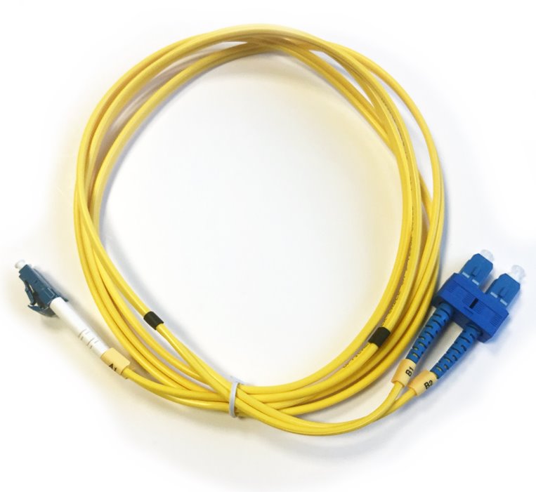 DATACOM optický patchcord LC-SC 09/125 SM 2m duplex 5451