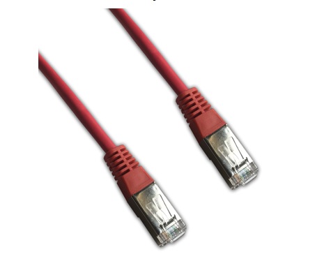 DATACOM Patch cord FTP CAT5E 0,5m červený