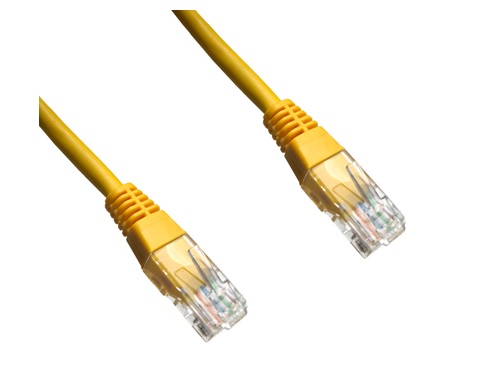 DATACOM Patch cord UTP CAT5E 3m žlutý