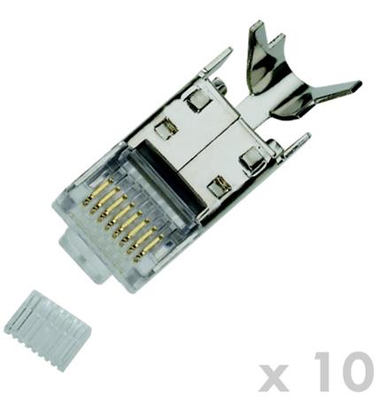 DATACOM Plug STP CAT7(6A) 8p8c- RJ45 drát (10ks) 4146