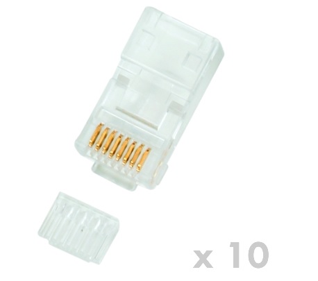 DATACOM Plug UTP CAT6 8p8c- RJ45 lanko (10ks) 4161