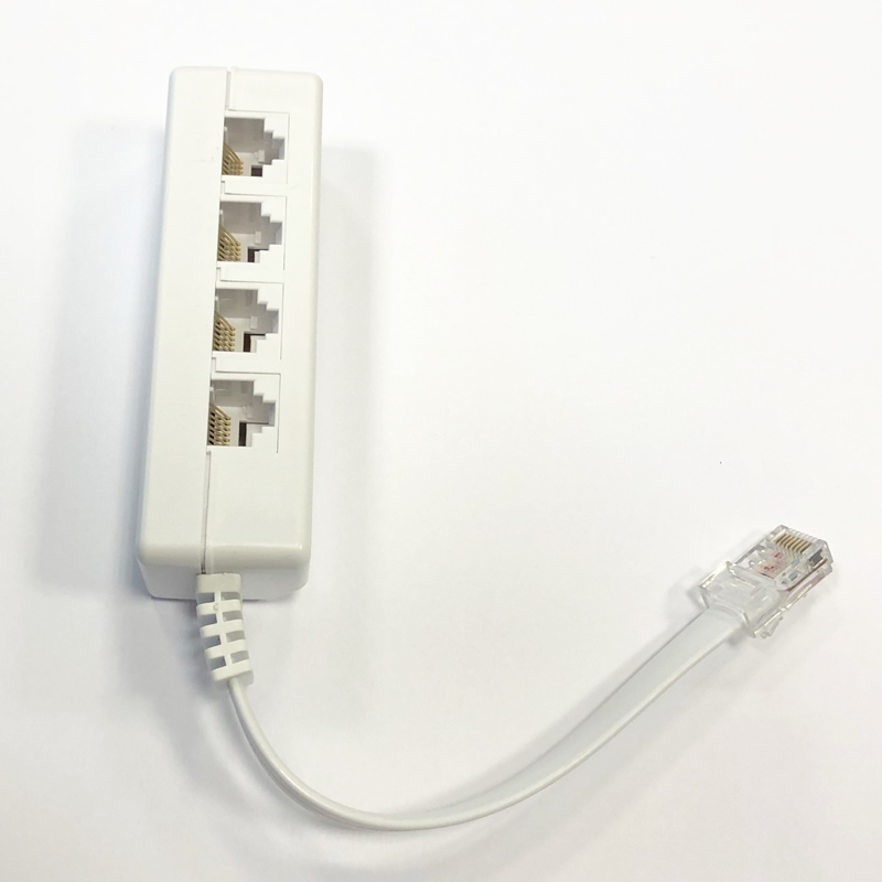 DATACOM Rozčtverka UTP CAT3 4xRJ45 (8p2c-1M/4F) 4027