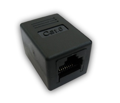 DATACOM Spojka UTP CAT6 2xRJ45 (8p8c) přímá, černá