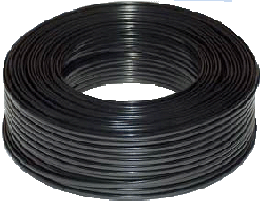 DATACOM Telefonní kabel 6ž. Licna - plochý černý bal.100 m 1011