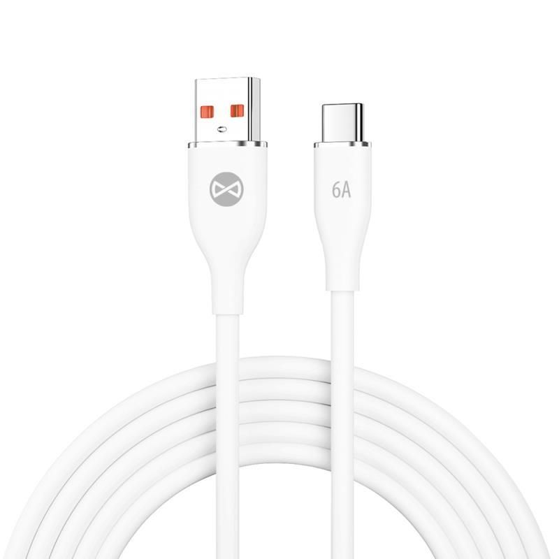 Datový kabel Forever USB/USB-C 1m 66W bílý GSM177581