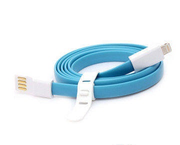 Datový kabel pro iph. 5/5S/Ipad AIR/mini-modrý