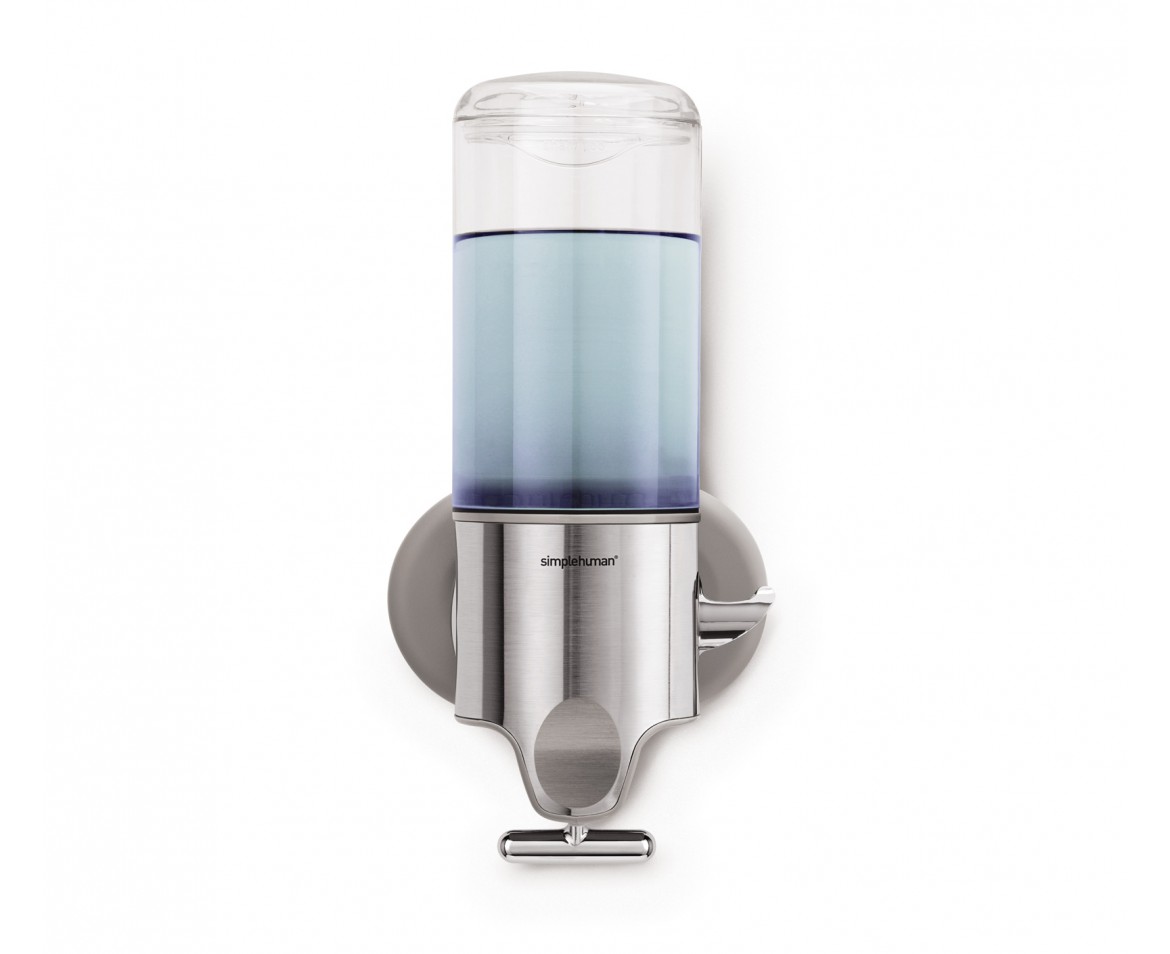 Dávkovač Simplehuman mydla na stenu, nerez - 444 ml BT1034