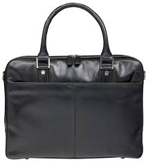 dbramante1928 Kožená taška Leather business bag Rosenborg up to 14" - Black BG14GTBL1056
