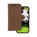dbramante1928 - Puzdro Lynge pre iPhone 16, dark tan LM61GT006305