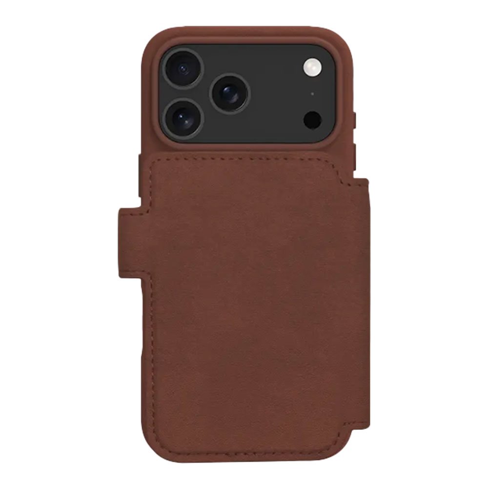 dbramante1928 - Puzdro Lynge s MagSafe pre iPhone 17 Pro Max, dark tan LM69GTDT6631