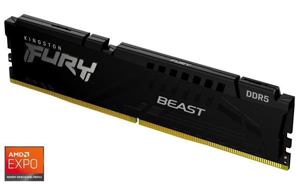DDR 5.... 16GB . 5600MHz. CL36 FURY Beast Black Kingston XMP/EXPO KF556C36BBE-16x