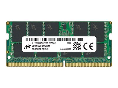 DDR4 ECC SODIMM 16GB 1Rx8 3200 MTA9ASF2G72HZ-3G2R