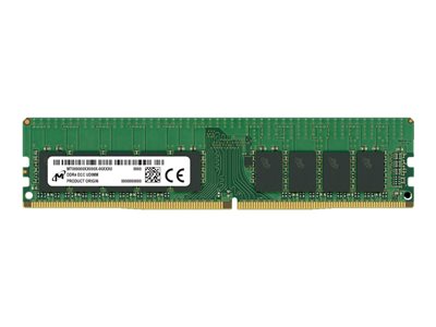 DDR4 ECC UDIMM 16GB 1Rx8 3200 MTA9ASF2G72AZ-3G2R