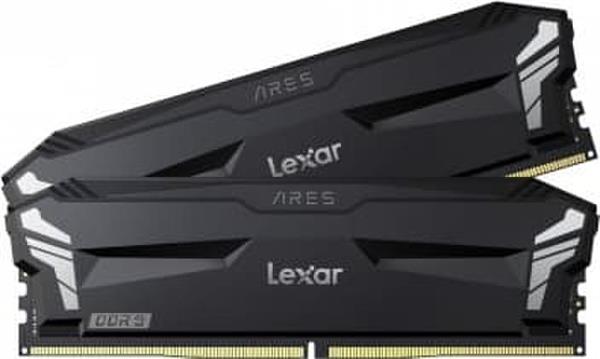 DDR5 ........... 32GB(2x16GB) 6000MHz UDIMM Lexar® Ares čierna, Non-RGB, chladenie LD5U16G60C320A-RGD