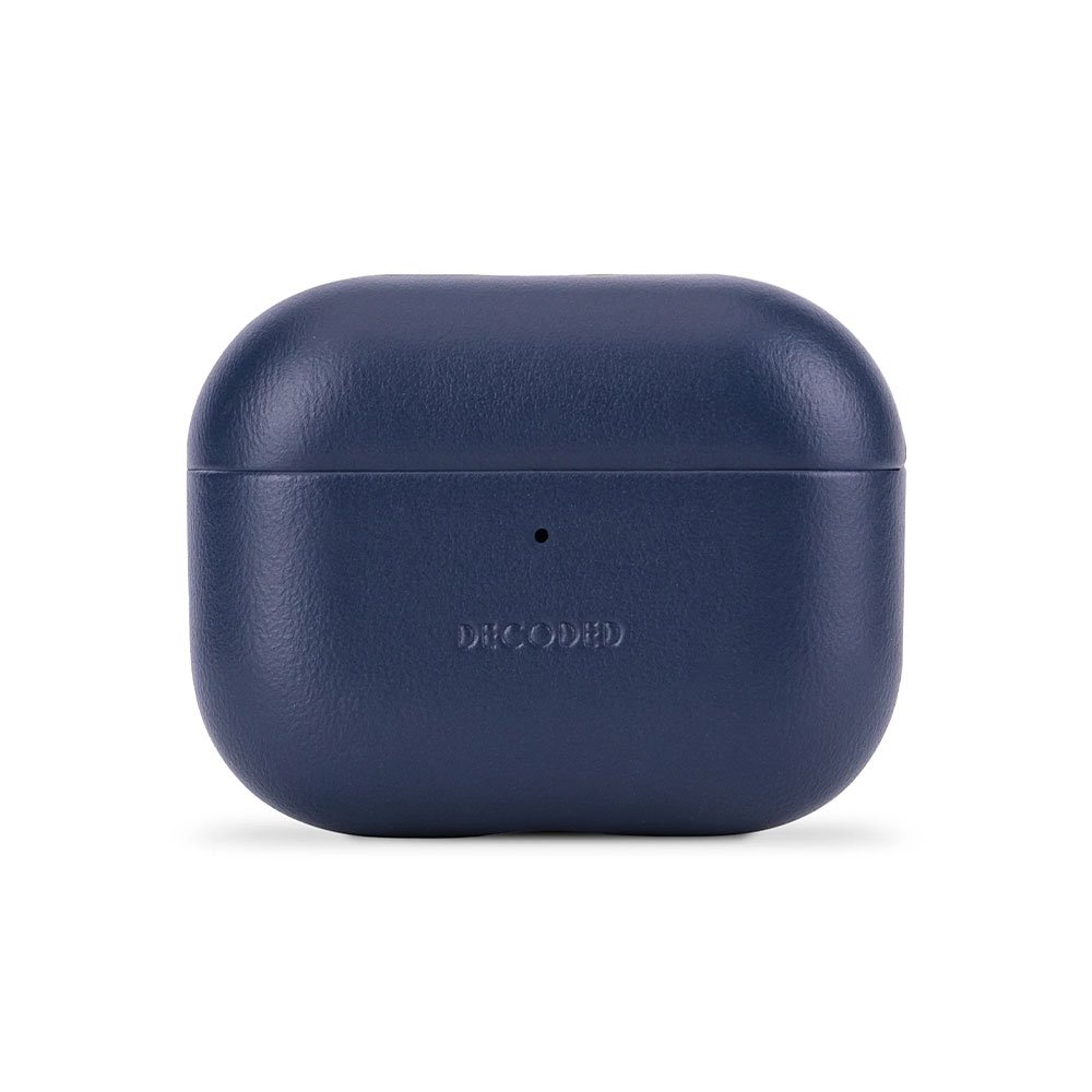 Decoded puzdro Leather AirCase pre Apple Airpods Pro 3 - Navy D26APP3C2NY