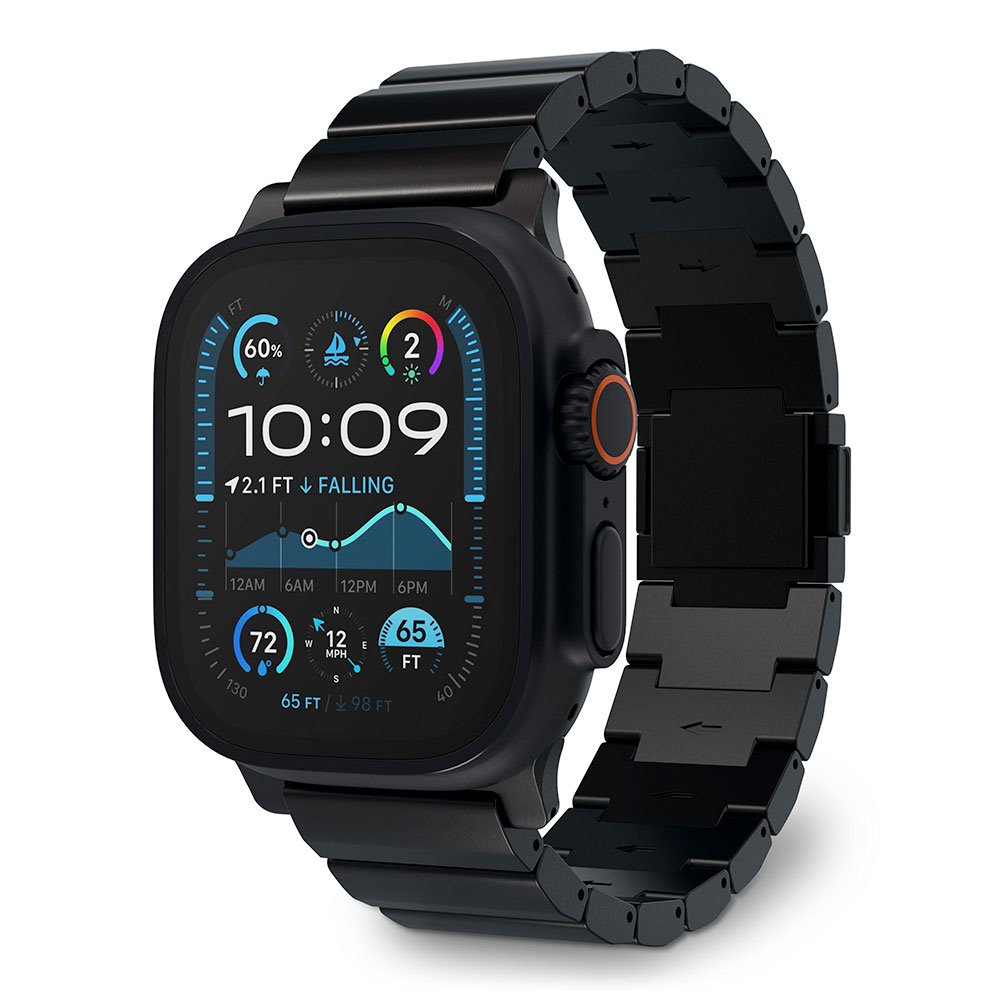 Decoded remienok Titanium Traction Strap pre Apple Watch 44-49mm - Black Titanium D25AWS49TTS1TMBK