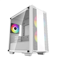 DEEPCOOL Case CC360 WH ARGB, mATX, Průhledná bočnice, 3x 120mm Fan, bílá R-CC360-WHAPM3-G-1