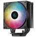 DEEPCOOL chladič AG400 Digital / 120mm fan ARGB / 4x heatpipes / PWM / pro Intel i AMD / černý R-AG400-BKADMN-G-1