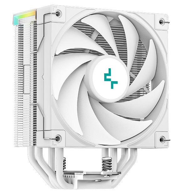 DEEPCOOL chladič AK400 Digital / 120mm fan / 4x heatpipes / PWM / pro Intel i AMD / bílý / digitální di R-AK400-WHADMN-G