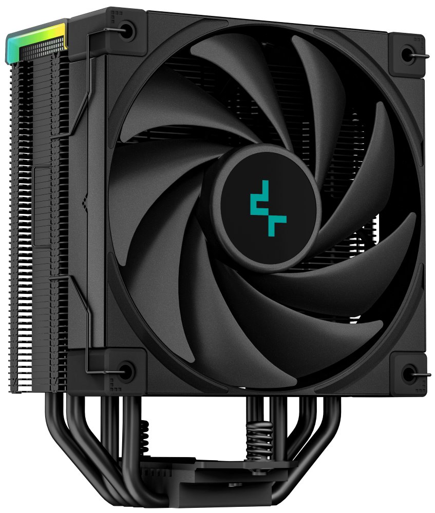 DEEPCOOL chladič AK400 Digital / 120mm fan / 4x heatpipes / PWM / pro Intel i AMD / komplet černý ( dig R-AK400-BKADMN-G