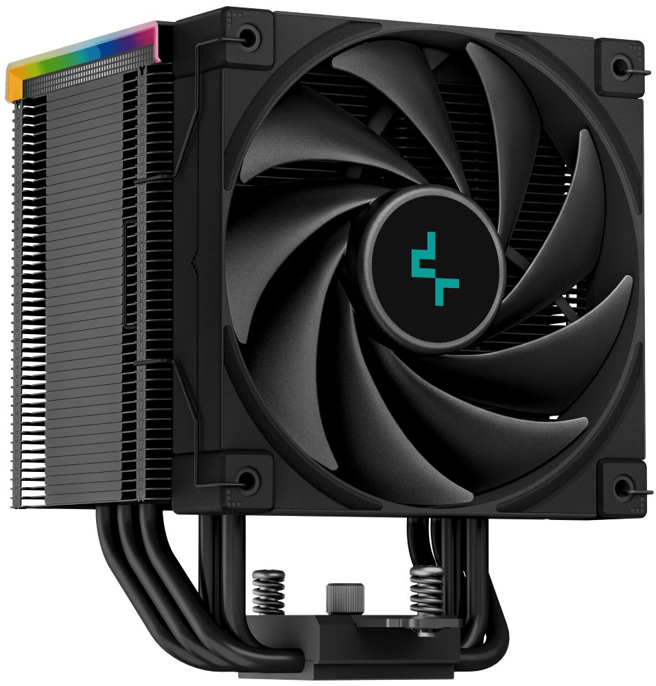 DEEPCOOL chladič AK500 Digital / 120mm fan / 5x heatpipes / PWM / pro Intel i AMD / RGB / černý R-AK500-BKADMN-G