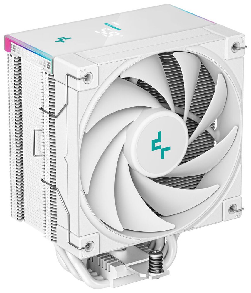 DEEPCOOL chladič AK500S Digital / užší / 120mm fan / 5x heatpipes / PWM / pro Intel i AMD / bílý R-AK500S-WHADMN-G
