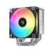 DEEPCOOL CPU Chladič AG600 ARGB, 1x120mm, ARGB, LGA1851, AM5, černá R-AG600-BKAMMG2-G