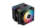 DEEPCOOL CPU Chladič AG620 BK ARGB V2, 2x120mm, LGA1851, AM5, černá R-AG620-BKAMMN-GJD