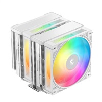 DEEPCOOL CPU Chladič AG620 G2 WH ARGB, 2x120mm, ARGB, LGA1851, AM5, bílá R-AG620-WHAMMG2-G