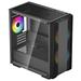 DEEPCOOL skříň CC360 ARGB / MiniITX / 3x120 ARGB fan / USB 2.0 / USB 3.0 / tvrzené sklo / černá R-CC360-BKAPM3-G-1