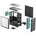 DEEPCOOL skříň CC550 4F / ATX / 4x120 mm ARGB fan / USB3 / USB2 / USB-C / tvrzené sklo / černá R-CC550BKANA4-G