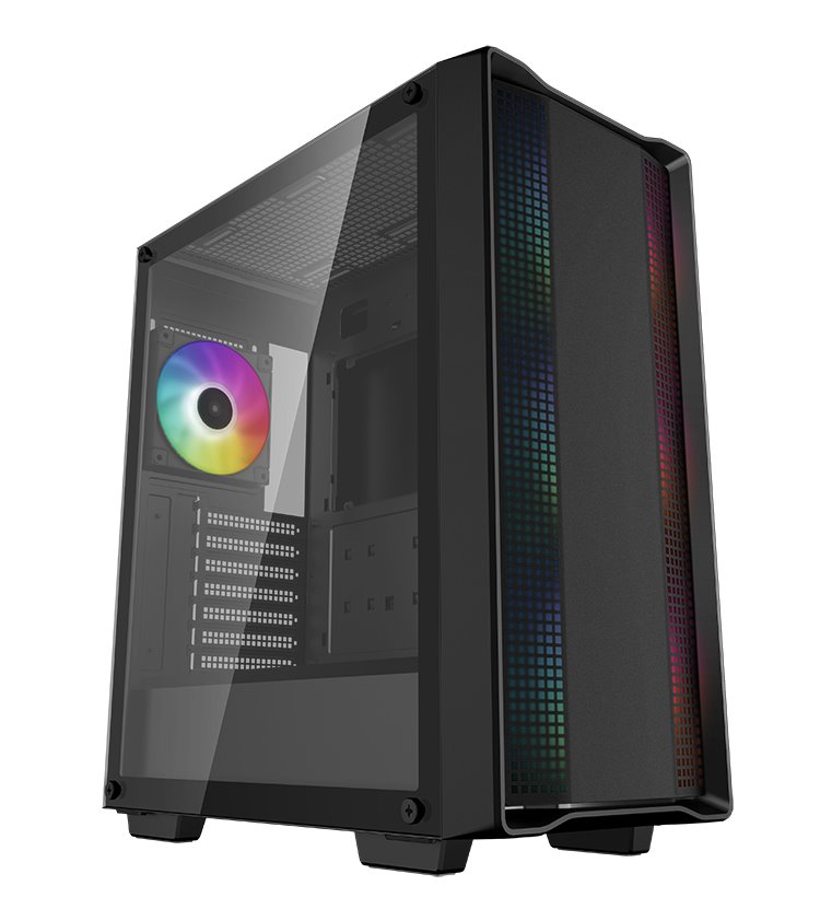DEEPCOOL skříň CC560 ARGB V2 / ATX / 4x120 mm fan ARGB / USB 3.0 / USB 2.0 / černá R-CC560-BKTAA4-G-2