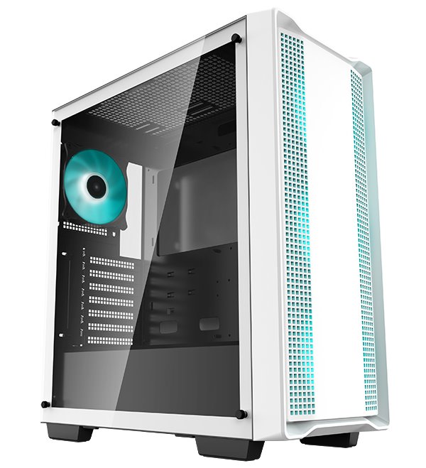 DEEPCOOL skříň CC560 / ATX / 4x120 mm fan / USB 3.0 / USB 2.0 / bílá R-CC560-WHGAA4-G-1