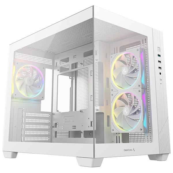 DEEPCOOL skříň CG330 3F bílá R-CG330-WHNGM3-G