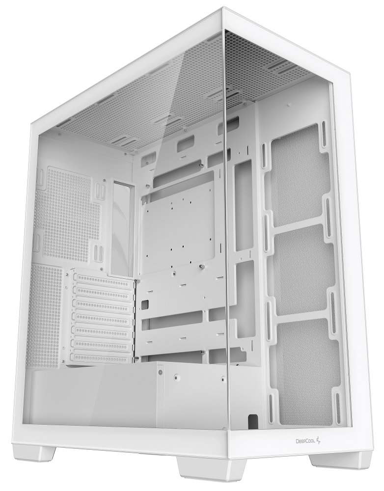 DEEPCOOL skříň CG580 / ATX / 2xUSB 3.0 / panoramatická / tvrzené sklo / bílá R-CG580-WHNDA0-G-1