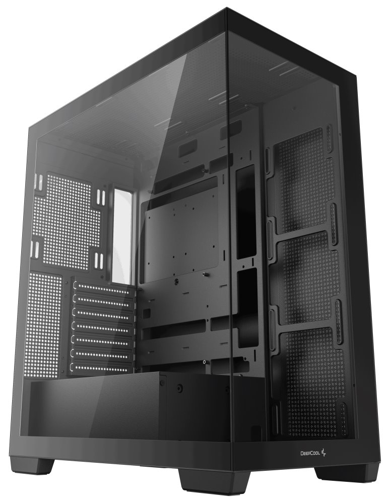 DEEPCOOL skříň CG580 / ATX / 2xUSB 3.0 / panoramatická / tvrzené sklo / černá R-CG580-BKNDA0-G-1