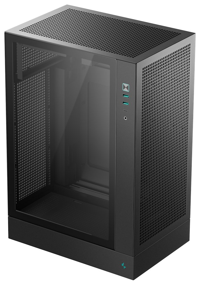 DEEPCOOL skříň CH170 Plus / vertikální microATX / 2xUSB 3.0 / USB-C / černá R-CH170-BKNGM0-G
