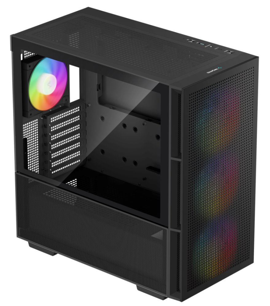 DEEPCOOL skříň CH560 / MidT/ 3x140 a 120mm ARGB fan / USB 3.0 / tvrzené sklo / černá R-CH560-BKAPE4-G-1
