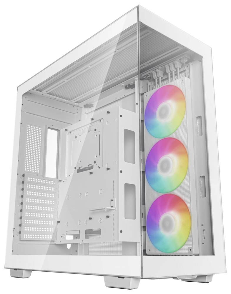 DEEPCOOL skříň CH780 / ATX / 420 mm fan ARGB / 4xUSB 3.0 / USB-C / prosklená / bílá R-CH780-WHADE41-G-1