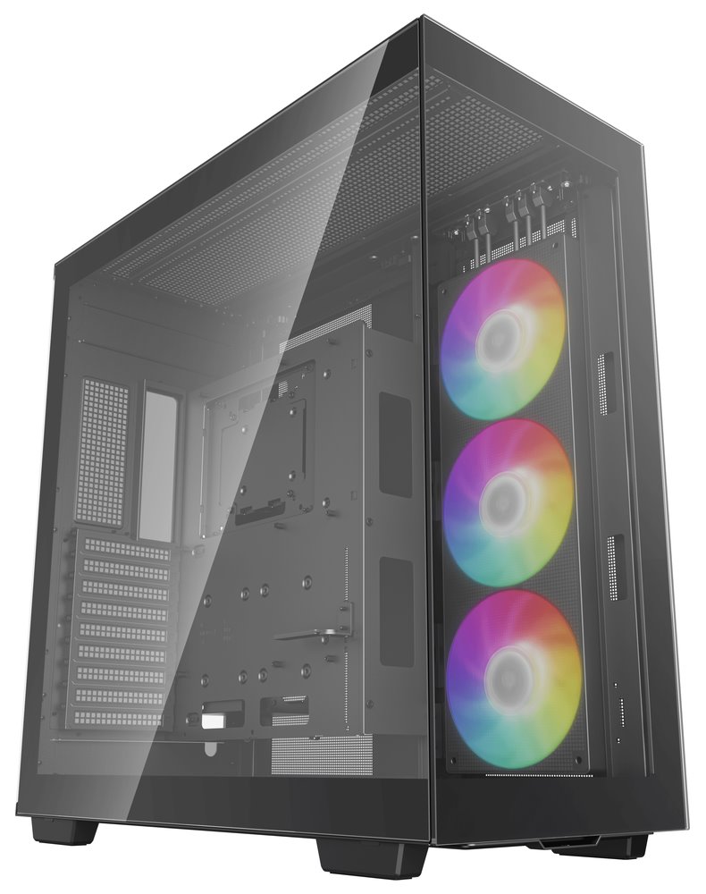 DEEPCOOL skříň CH780 / ATX / 420 mm fan ARGB / 4xUSB 3.0 / USB-C / prosklená / černá R-CH780-BKADE41-G-1