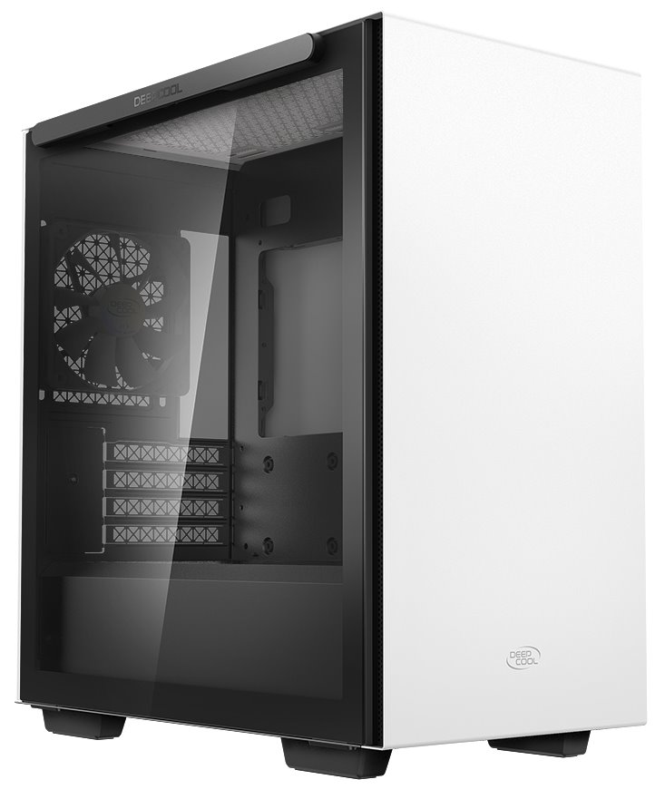 DEEPCOOL skříň Macube 110 WH / Micro ATX / 120mm fan / 2xUSB 3.0 / prosklená bočnice s magnetick R-MACUBE110-WHNGM1N-G-1