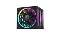 DEEPCOOL Ventilátor FD12 3v1, 3x120mm, ARGB, černá R-FL12-BKAPN3-G