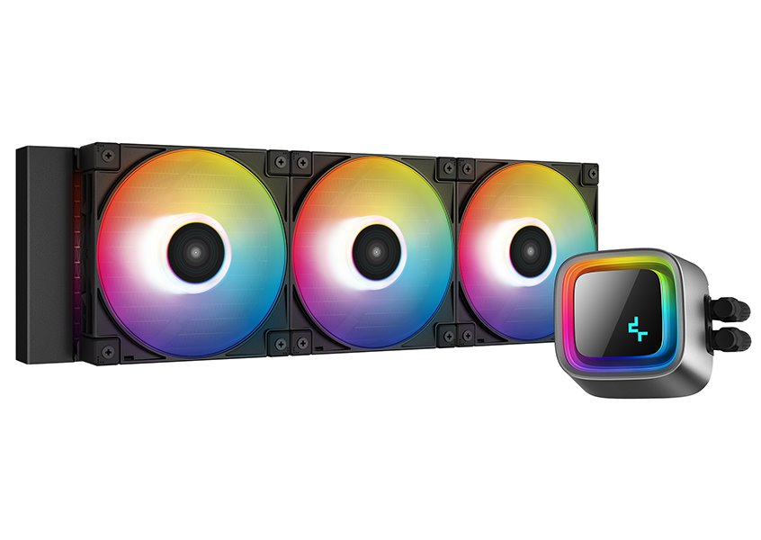 DEEPCOOL vodní chladič LS720 / 3x120 mm fan / ARGB / Intel i AMD R-LS720-BKAMNT-G-1